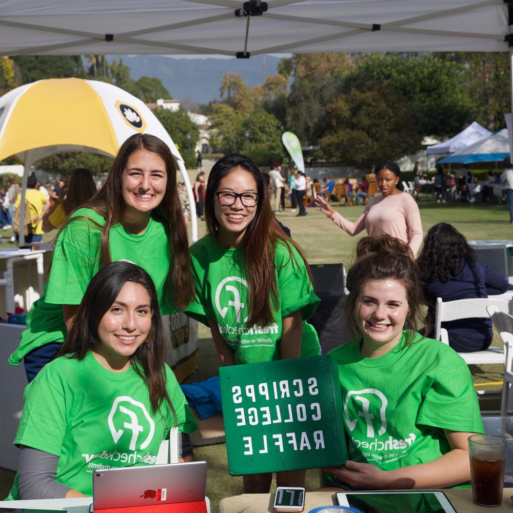 Scripps College students hosting fresh check
